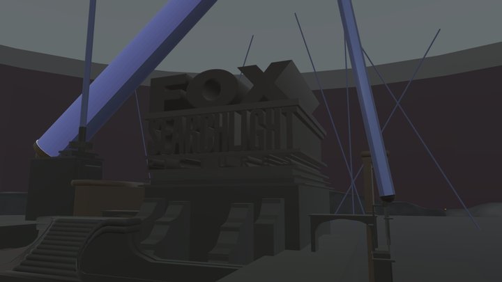 Fox Searchlight Pictures 95 CGI V8 3D Model