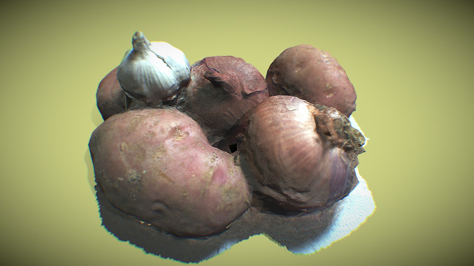 Some vegetables by Photogrammetry
