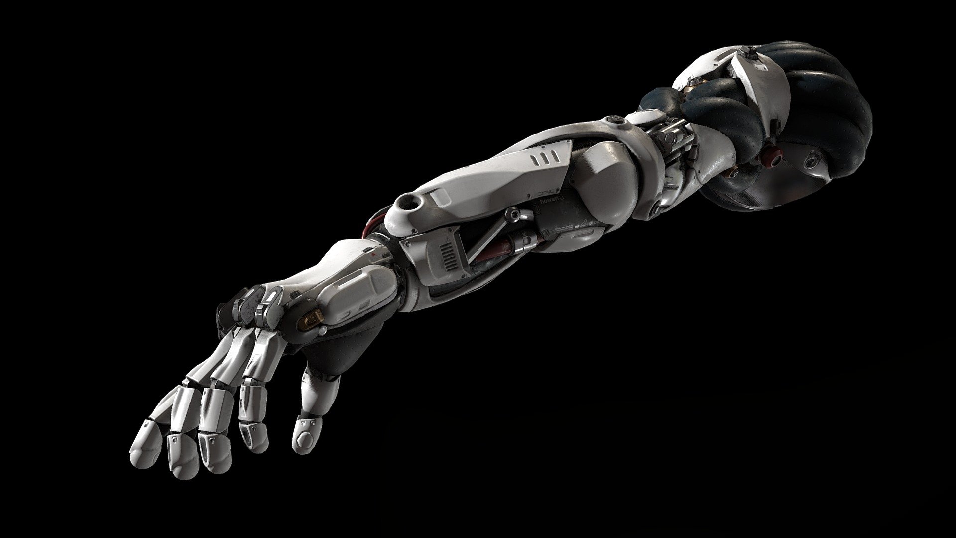 Robotic Arm - Buy Royalty Free 3D model by Dries Deryckere