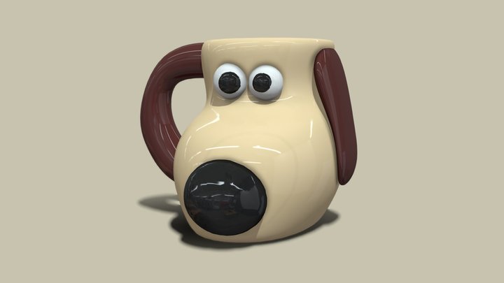 Gromit Mug 3D Model