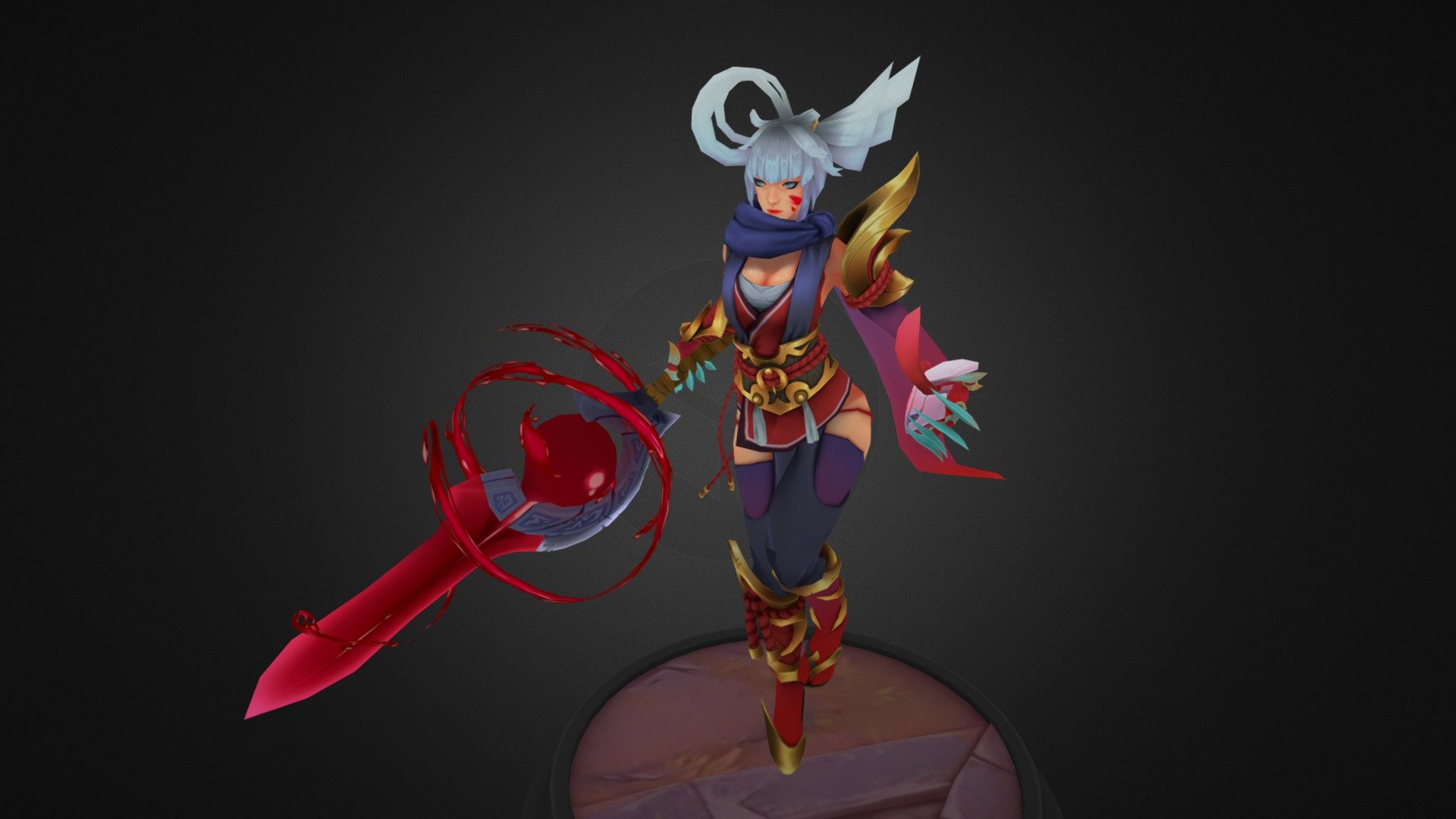 Riven BloodMoon custom skin by Hakujoo on DeviantArt