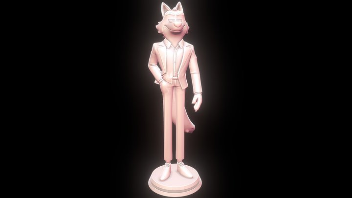 Mr. Wolf - The Bad Guys 3D print 3D Model