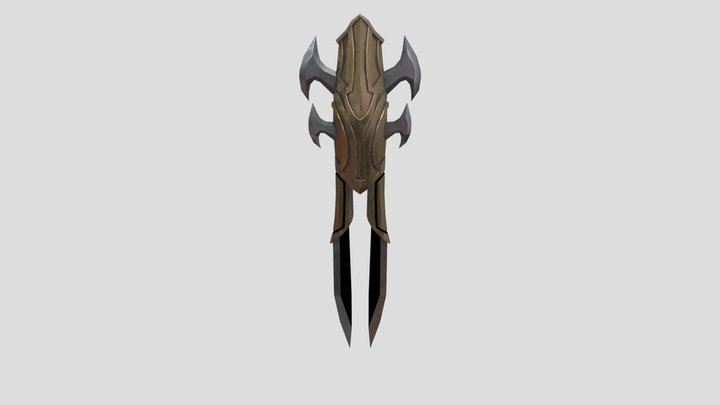 Assassin Katars 3D Model