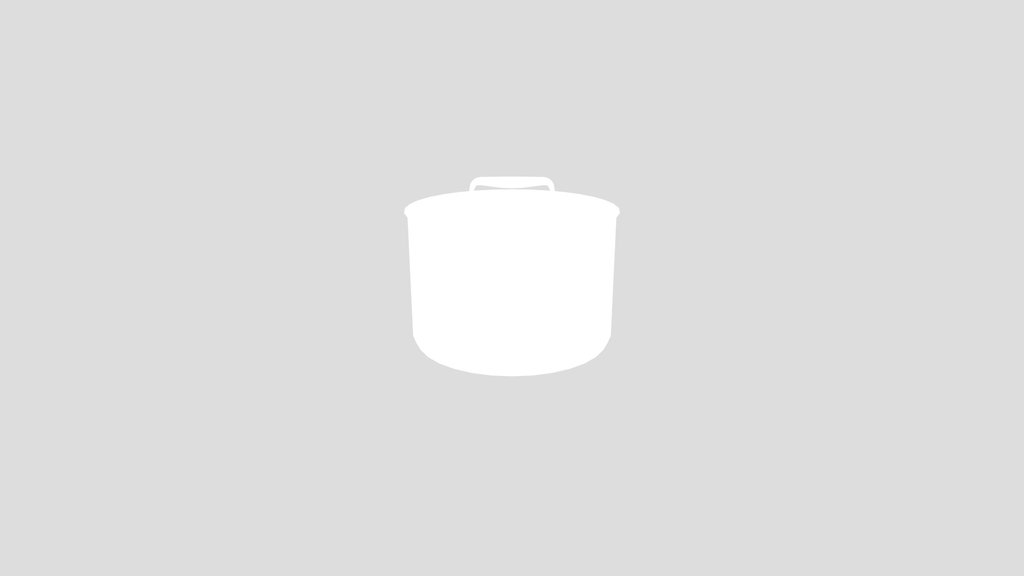Low Poly Cooking Pot