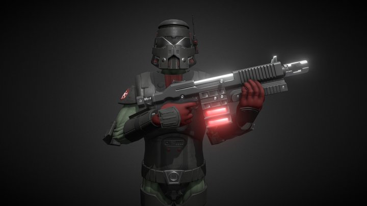 The Imperial Trooper 3D Model