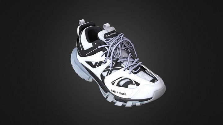 Balenciaga Track Sneakers 3D Model