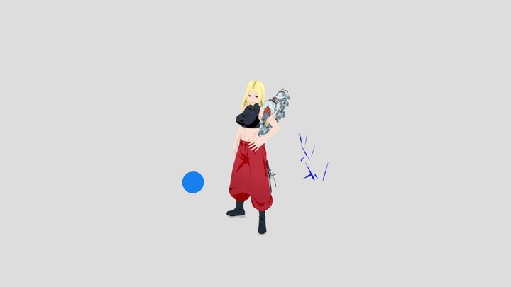 role iushijiuyouji skin 1 Pc Mobile 3D Model