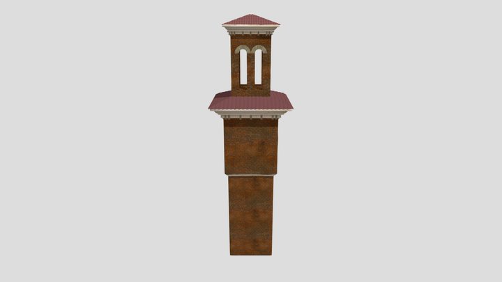 Torre Reloj Barón 3D Model