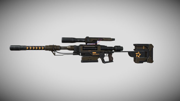 Sniper 3D Model
