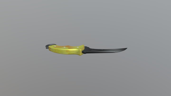 Reaper Knife Lemonish 3D Model