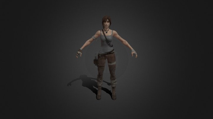 Lara Croft - Default Style 3D Model