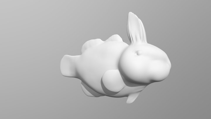 Ribbit Fish 3D Model