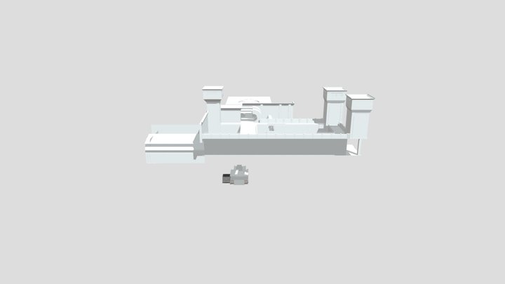 SCP:CB Rooms - Surface - Gate A 3D Model
