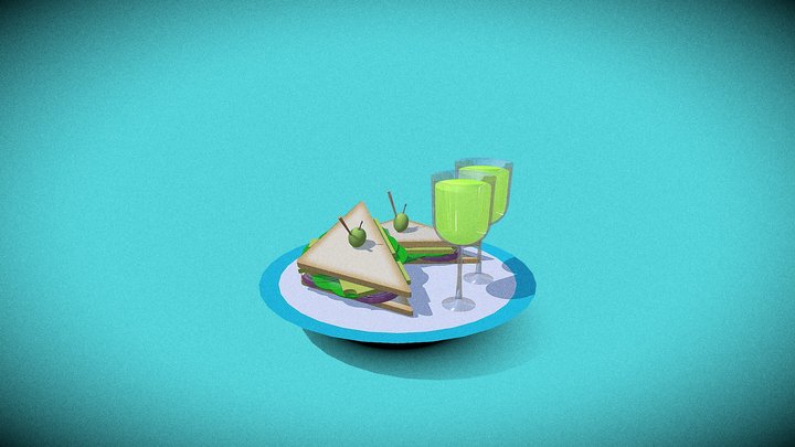 Sandwich 3D Model