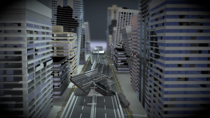 Abandoned city – Gratis 3D-model STL