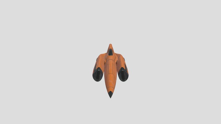 Scifi Racer Spacecraft – Kostenloses 3D-Modell STL