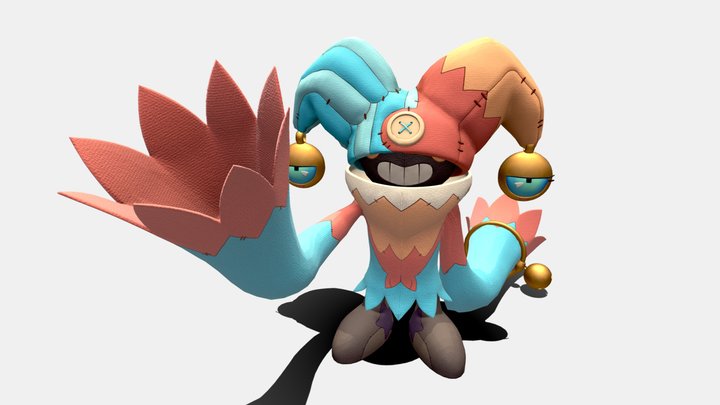Clown Creature 3D Model
