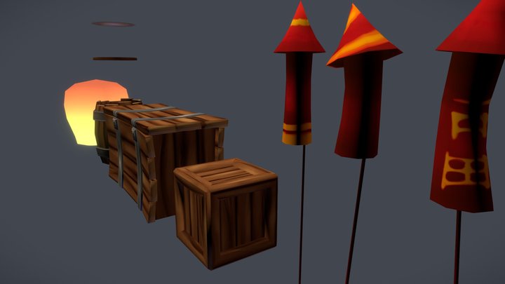 Village Assets 3D Model