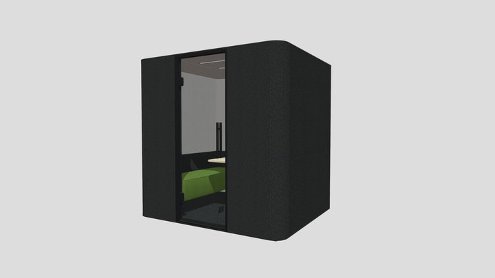 tono_ROOM_1.0 four-person acoustic booth 3D Model