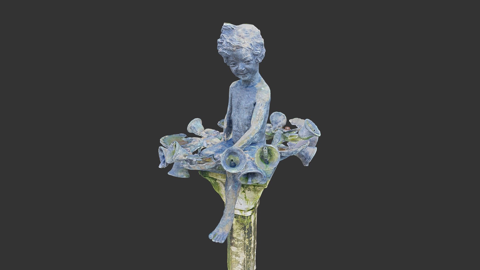 Lady Mairi fountain, Mount Stewart, Co. Down - 3D model by HeritageNI ...