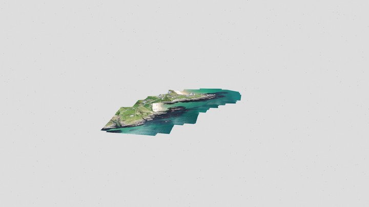 Dunagree Point and Inishowen Lighthouse, Donegal – Modelo 3D gratuito STL