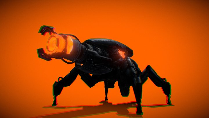 Astro Weapon / Astro Turret (Spidarrund) 3D Model