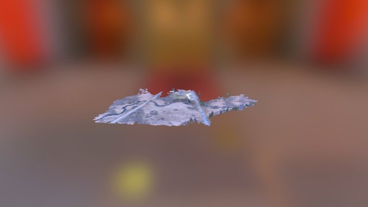 Popple River Bridge 3D Model