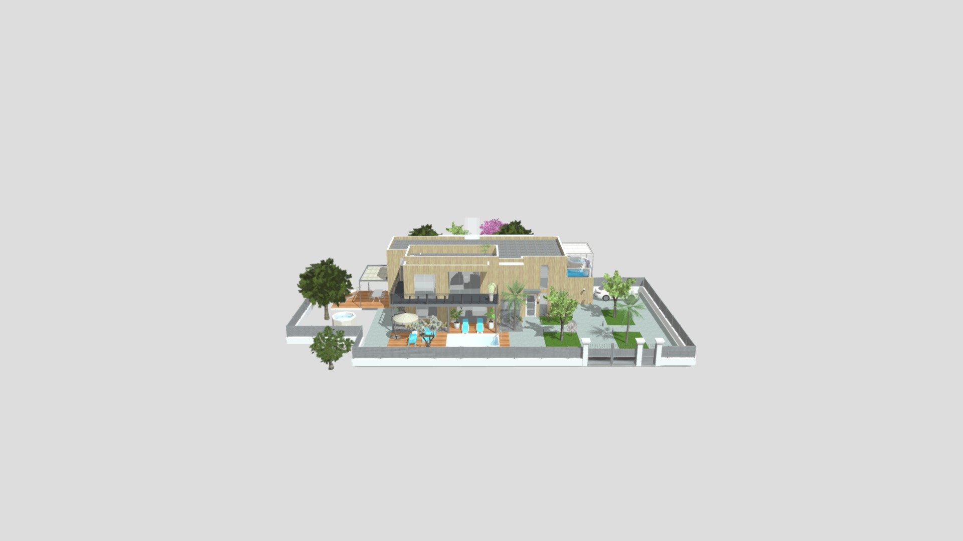 Wooden house