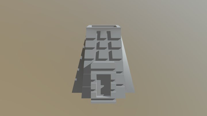 Factorio Furnace Model 3D Model