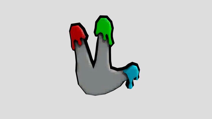 Gorilla Tag Content Creator Badge 3D Model