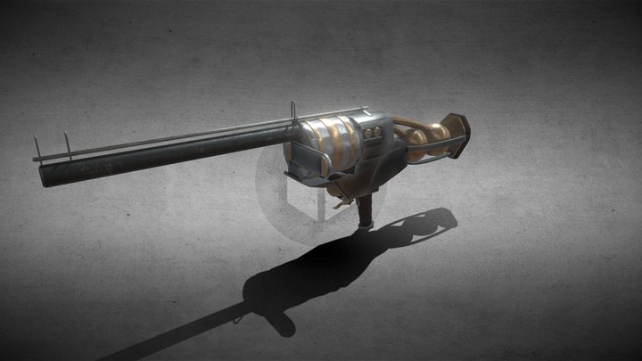 Steamgun 3D Model
