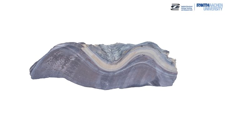 No. 8 | Fold with folded lineation 3D Model