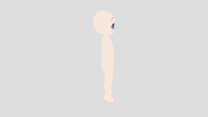 Chibi Base 3D Model