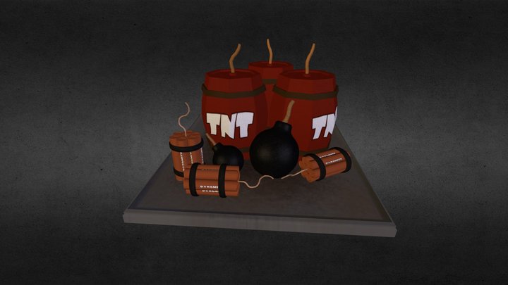 Bombs Galore! 3D Model