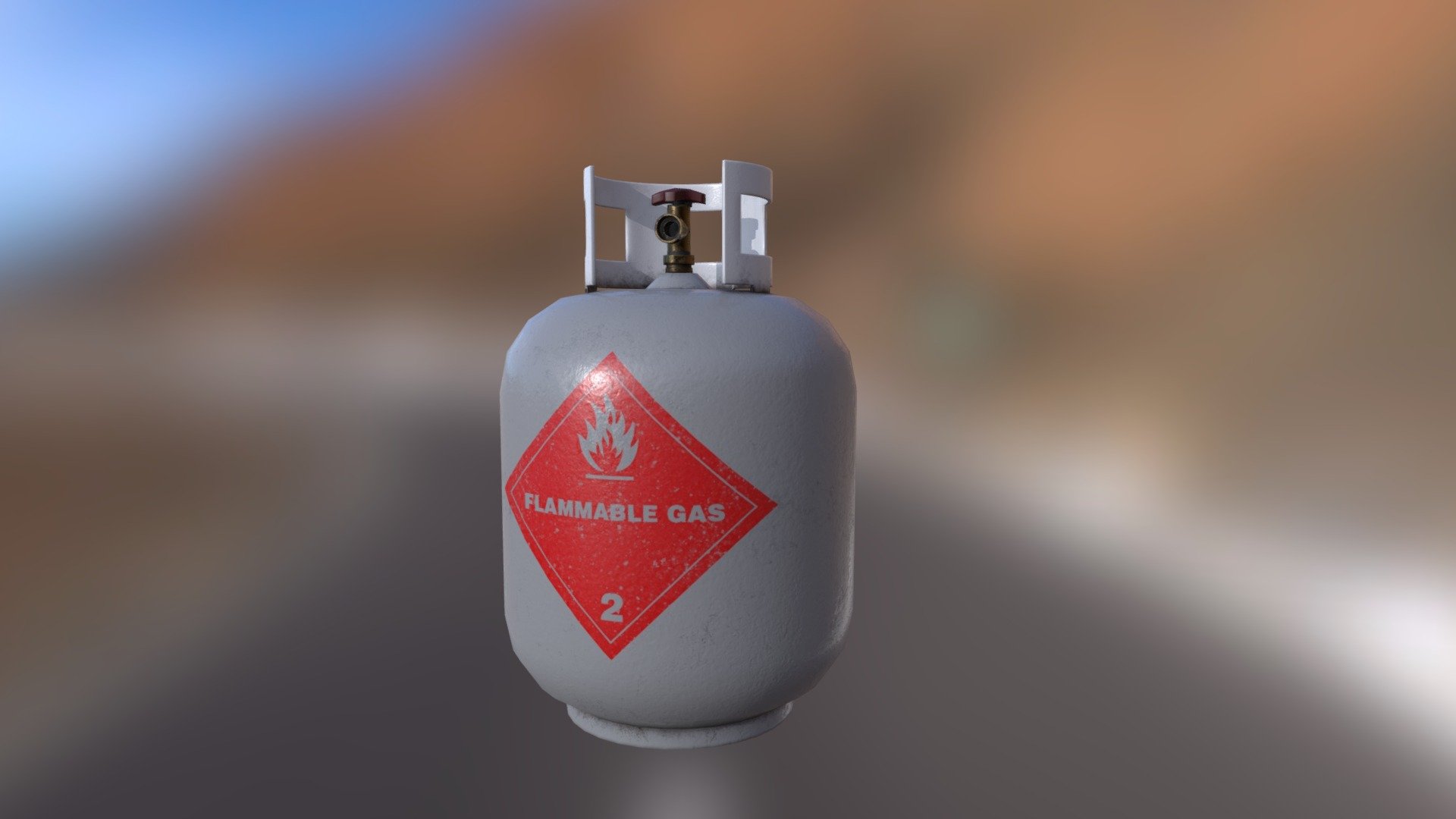 Propane Tank (PBR) - Download Free 3D model by Ashley Lambert ...