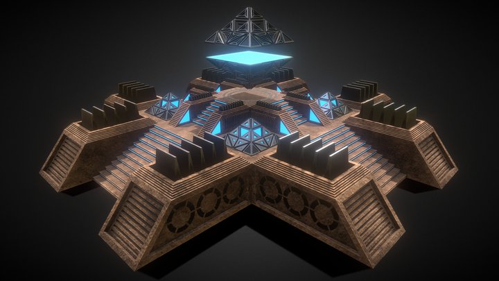Star Gate Portal Two 3D Model
