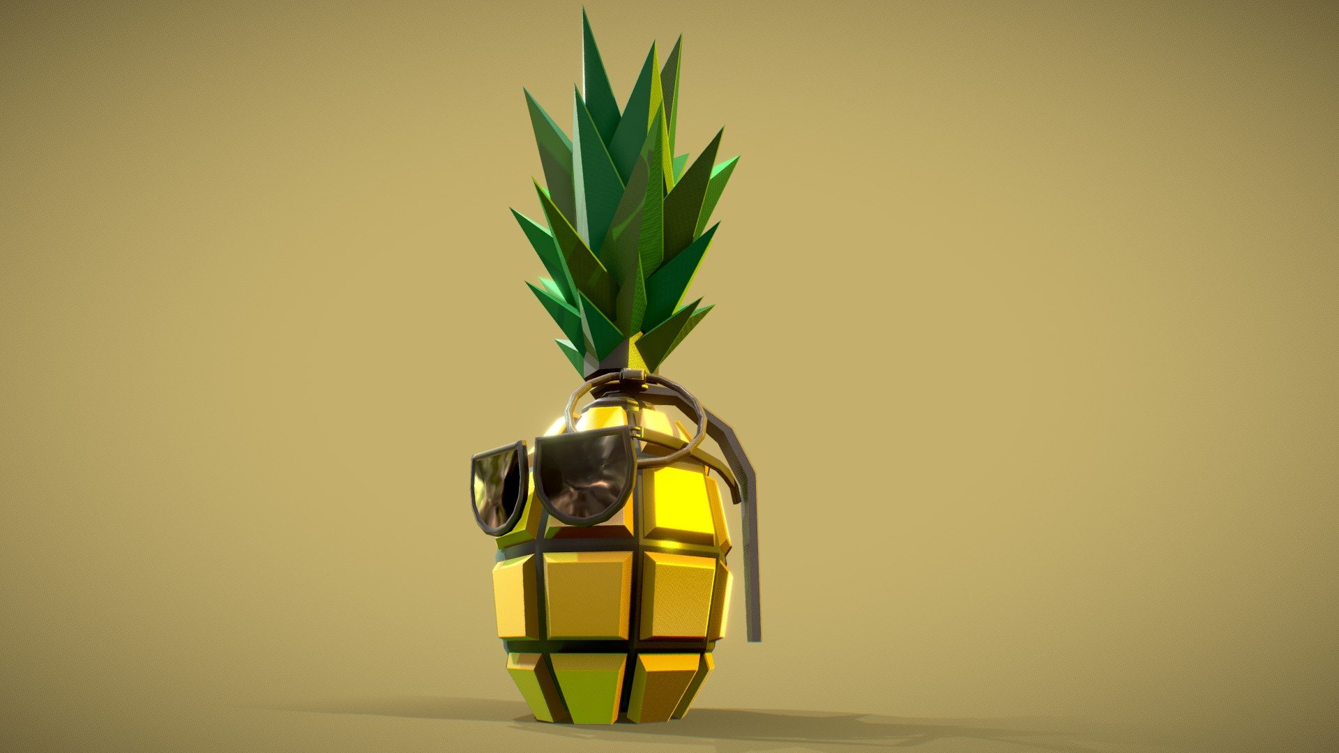 XYZ Homework Draft punk Detailing - Pineapple