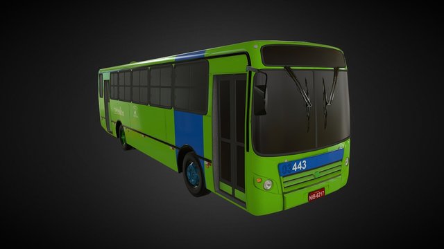 Busscar Urbanuss - Teste 3D Model