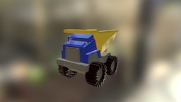 Toy Truck Shading Exercise 3D Model