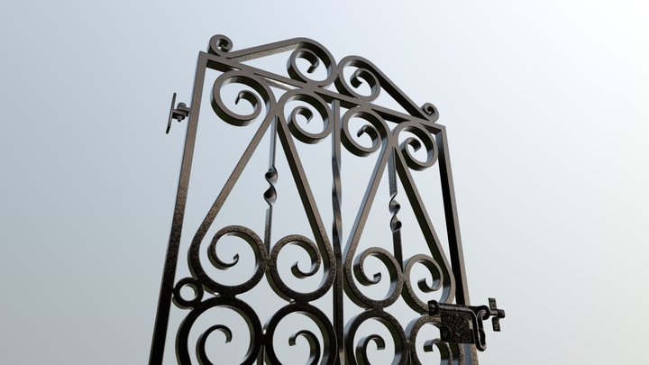 Garden Gate 3D Model