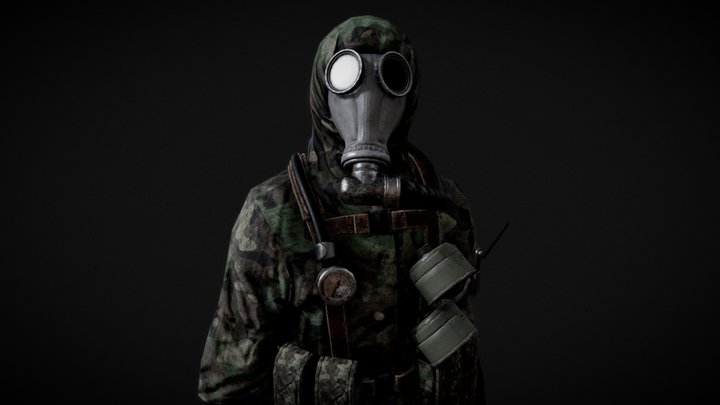 antiradiation suit - ozk 3D Model