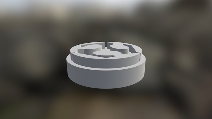 Fablab Medal 3D Model
