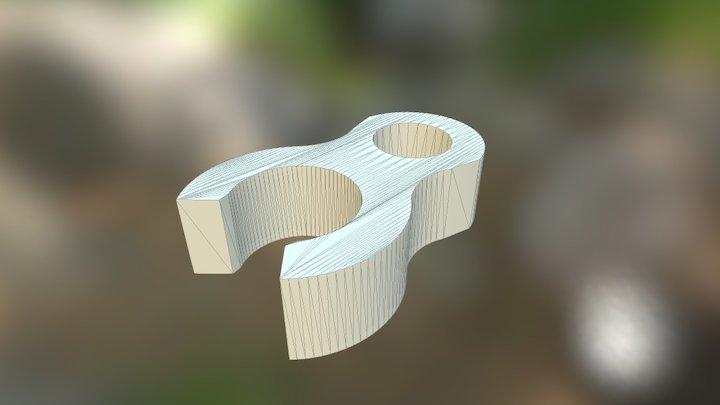 Filament Clip 3D Model