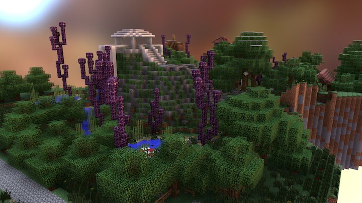 Ôsold - Das Land der Musik - Minecraft 3D Model