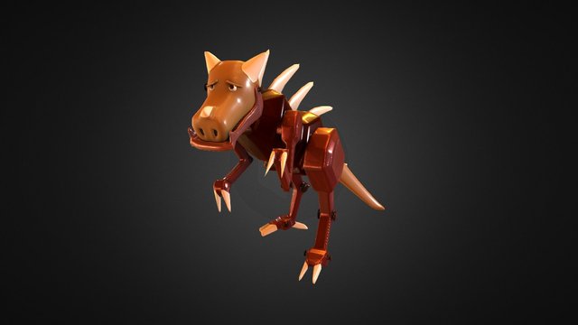 Robosaurus Rex 3D Model