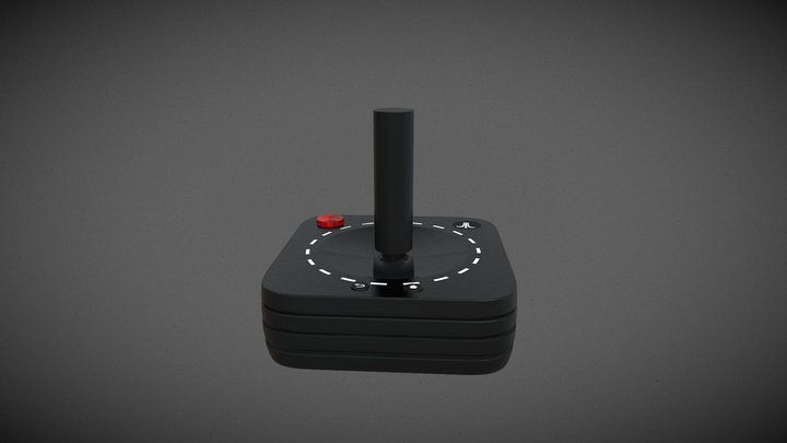 Atari VCS Joystick - Study 3D Model