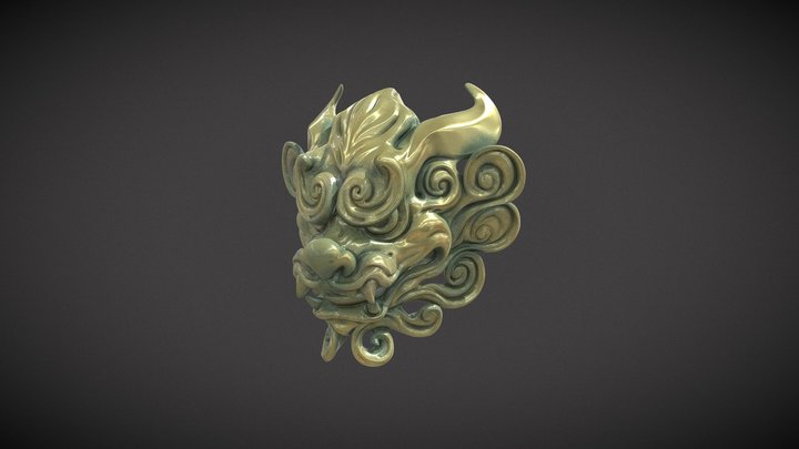Komainu Foodog 3D Model