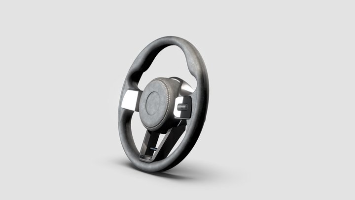 Steering Wheel - material exploration 3D Model