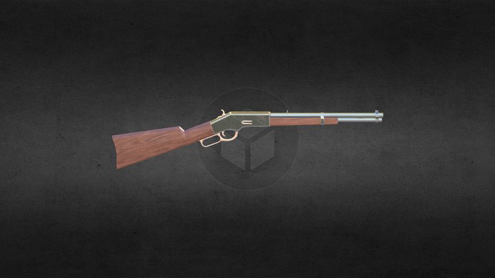 Winchester Rifle 1873 3D Model