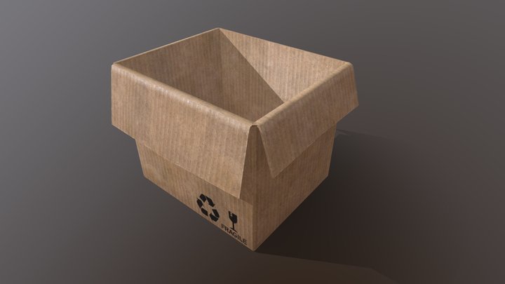 Open box 3D Model
